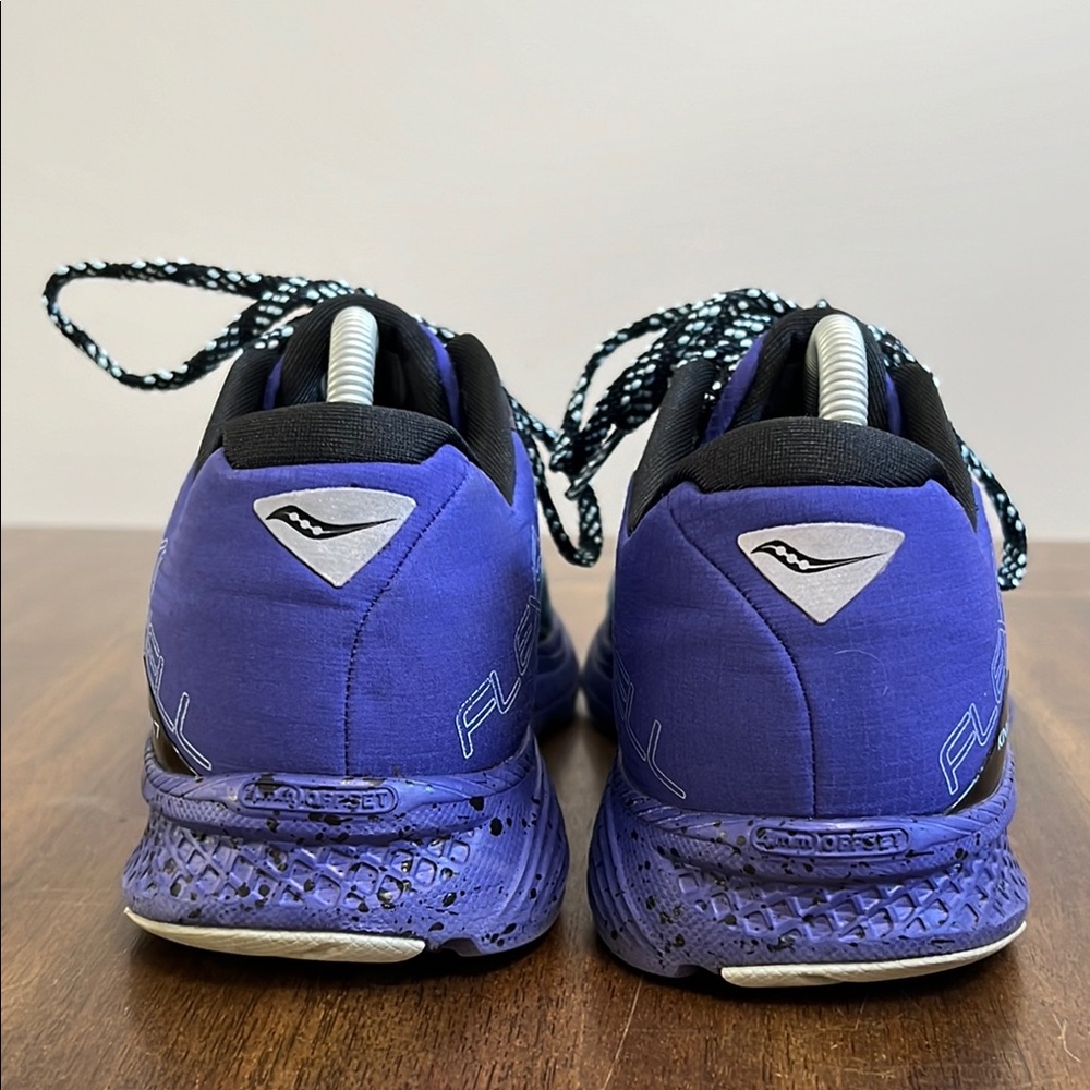 Saucony Kinvara 7 Purple Turquoise Running Shoes  Everun Flexshell Women’s SZ 12 - Picture 6 of 14